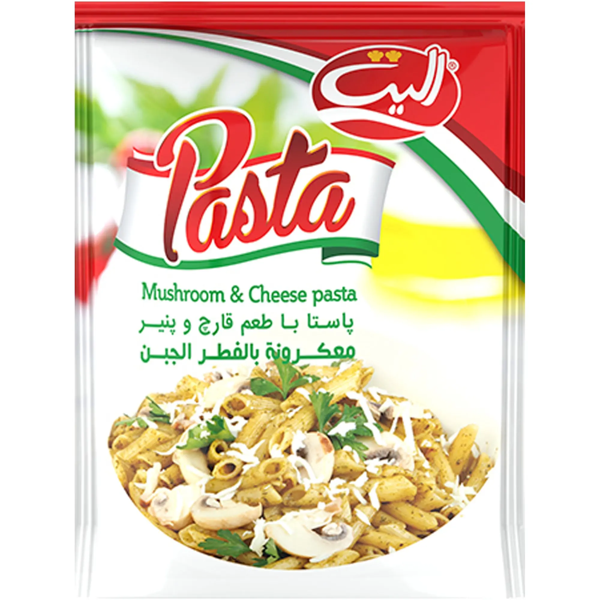 پاستا قارچ و پنیر نیمه آماده الیت 